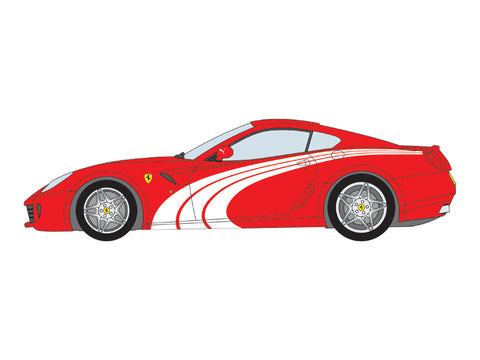ブルースタッフ BS 24-012 1/24 フェラーリ 599GTB "プーマ" - 1/24デカール フジミRS-50 / 12227 / 12309用