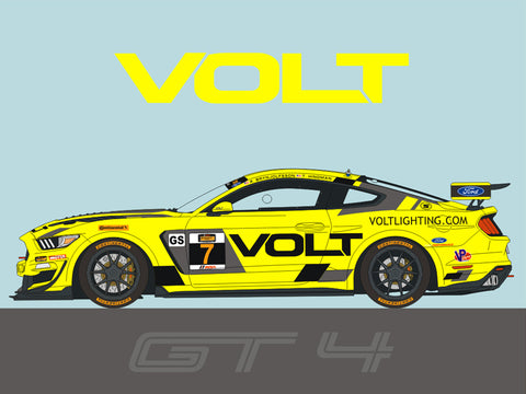 ブルースタッフ BS 24-017 1/24 フォード マスタング GT4 ボルトレーシング 2018 - 1/24デカール タミヤ24354用