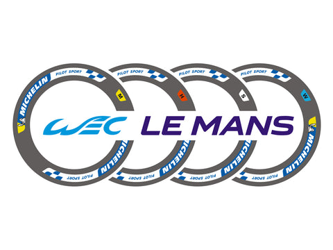 ブルースタッフ BS 24-022 1/24 ミシュラン タイヤ - WEC / LM 21'-23' - 1/24カーモデル用デカール