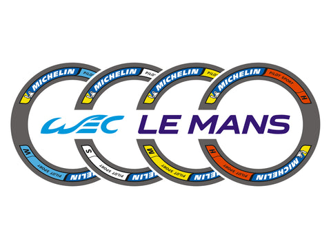ブルースタッフ BS 24-023 1/24 ミシュラン タイヤ - WEC / LM 24' - 1/24カーモデル用デカール