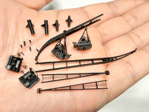 MUYIモデル G350119 1/350 ドイツ海軍のシャルンホルストクレーン