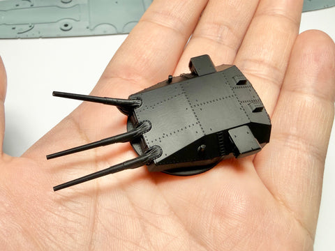 MUYIモデル G350120S 1/350 ドイツ海軍シャルンホルスト (1943) ドラゴン 1040 用主砲