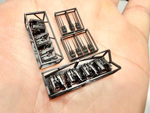 MUYIモデル G700117 1/700 ドイツ海軍シャルンホルスト (1943) 兵器グループ B
