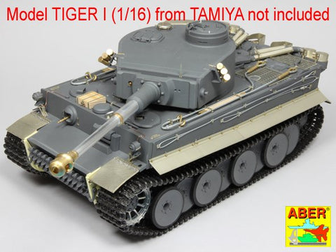 アベール 16142 1/16 ドイツ タイガーI型第501重戦車大隊チェニジア型 リアフェンダー