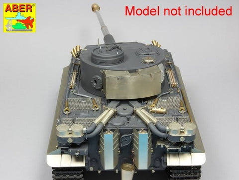 アベール 16145 1/16 ドイツ タイガーI E型 第501重戦車大隊チェニジア- エアフィルターカバー（タミヤ，タコム用）