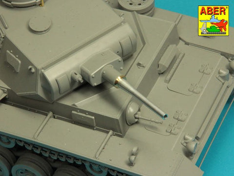 アベール 16L21 1/16 ドイツ  III号戦車G,H,J (初期)型用 50mm KwK 38L/42砲身（トランぺッター,タコム,Heller,DasWerk）