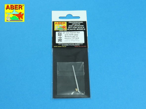 アベール 35L122 1/35 ポーランド 7TP軽戦車・37mm対戦車砲用37mm砲身
