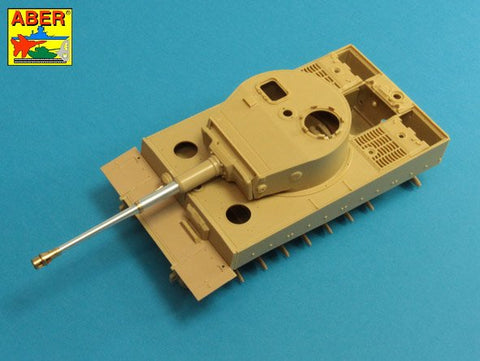 アベール 35L181 1/35 ドイツ タイガーI 後期型用 砲身・機銃(ライフィールドモデル用)