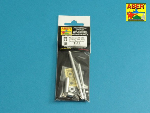 アベール 35L234 1/35 ロシア T62主力戦車用 U5TS(2A20)115mm砲身(タミヤ/トランぺッター用)