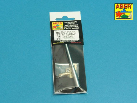 アベール 35L238 1/35 ドイツ タイガーI 後期型用 8.8cmKwk36砲身(トランぺッター用)
