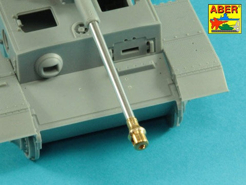 アベール 35L253 1/35 ドイツ VI号戦車 C/B型(VK.36.01)用 7.5cmダブルバッファー付き砲身（レボシス用)