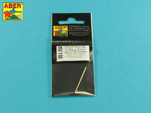 アベール 35L258 1/35 ポーランド TKS戦車用 20mm wz.38 FKA戦車砲身プロトタイプマズルブレーキ TKS戦車用（IBG/RPM用)