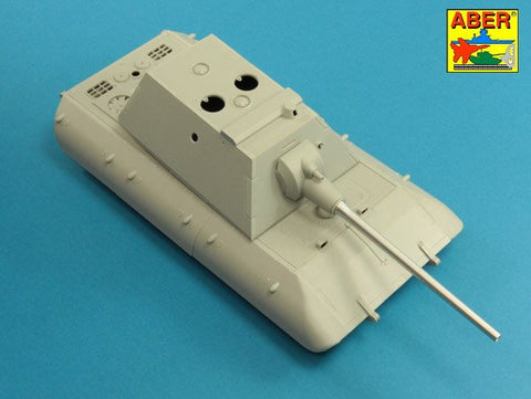 アベール 35L262 1/35 ドイツ E100超重戦車クルップ砲塔用 12.8cm主砲身(トランぺッター用)