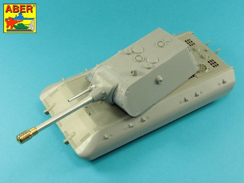 アベール 35L263 1/35 ドイツ E100超重戦車用 15cm砲身・7.5cm砲身（ドラゴン用)