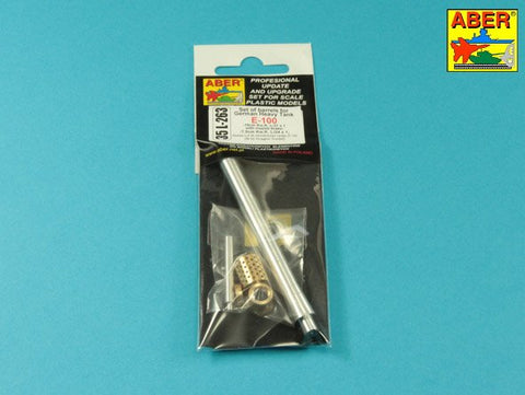 アベール 35L263 1/35 ドイツ E100超重戦車用 15cm砲身・7.5cm砲身（ドラゴン用)