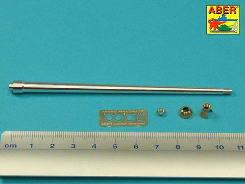 アベール 35L304 1/35 ドイツ タイガーI Ausf.H2用 7.5cmシングルバッフルマズルブレーキ砲身（ドラゴン用)