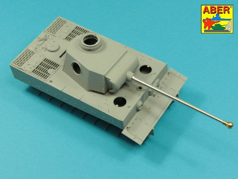 アベール 35L304 1/35 ドイツ タイガーI Ausf.H2用 7.5cmシングルバッフルマズルブレーキ砲身（ドラゴン用)