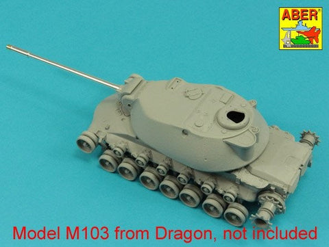 アベール 35L312 1/35 アメリカ M103重戦車A1・A2用120mmM-58戦車砲身（ドラゴン用)