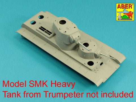 アベール 35L318 1/35 ソビエト SMK重戦車用砲身セット 1x76,2mm L-11, 1x45mm M1932（トランペッター用）