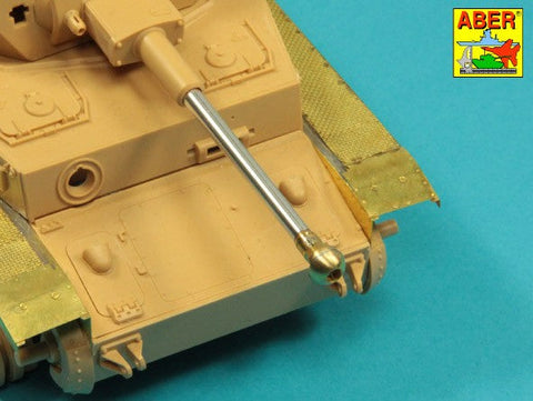 アベール 35L322 1/35 ドイツ IV号戦車G型初期用 7.5cmKwk40L/43砲身 シングルバッファー マズルブレーキ （タミヤ)