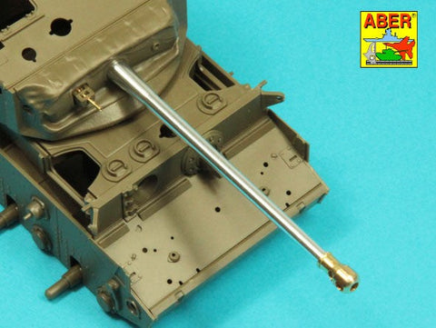 アベール 35L332 1/35 イギリス A34コメット巡航戦車用オードナンス QF 17ポンド砲 Mk. II 砲身  マズルブレーキ付（タミヤ用）