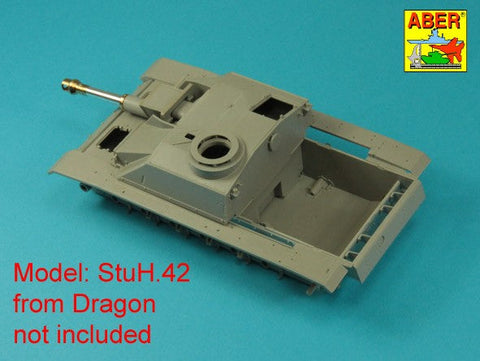 アベール 35L341 1/35 ドイツ 105 mm 42式突撃砲榴弾砲G（初期）型用 leFH 18 L/28 砲身 （汎用）