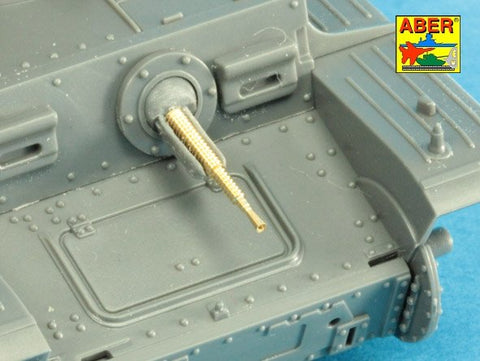 アベール 48L32 1/48 ドイツ ZB37機関銃銃身（35t・38t用)2本
