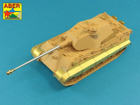 アベール 48L36 1/48 ドイツ キングタイガー ポルシェ砲塔用 8.8cmKwk43/2 ワンピース砲身(タミヤ用)