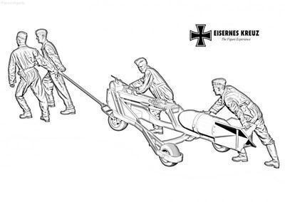 アンドレアミニチュアズ EK32-F010 1/32 ドイツ空軍 爆弾運搬チーム 1940年