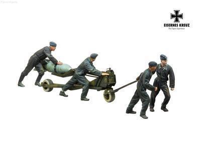 アンドレアミニチュアズ EK48-F010 1/48 ドイツ空軍 爆弾運搬チーム 1940年