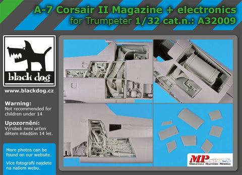 ブラックドッグ A32009 1/32 A-7 コルセア II マガジン+エレクトロニック (トランぺッター用)