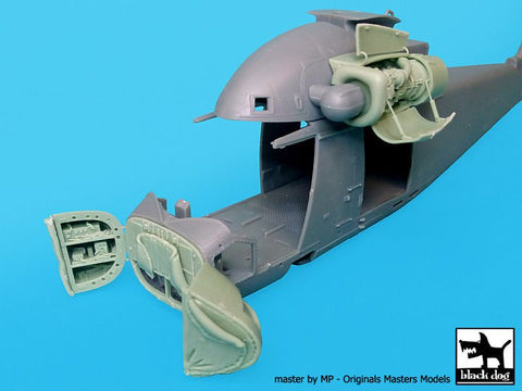 ブラックドッグ A48030 1/48 SH-2G スーパー・シースプライト ビッグセット（キティホーク用）