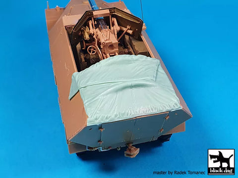 ブラックドッグ T35309 1/35 Sd.Kfz 251/22 Ausf.D キャンバス for AFV