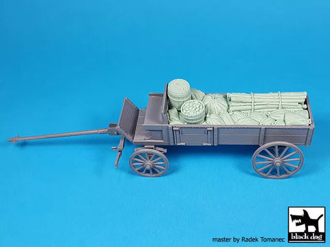ブラックドッグ T35319 1/35 ウェストヨーロピアンカート アクセサリーセット(マスターボックス用)