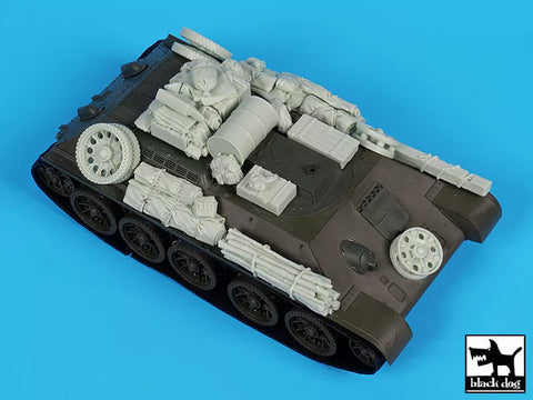 ブラックドッグ T35324 1/35 T 34 Tyagach model  1944 アクセサリーセット(ズベズダ用)