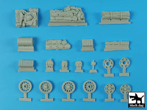 ブラックドッグ T35324 1/35 T 34 Tyagach model  1944 アクセサリーセット(ズベズダ用)