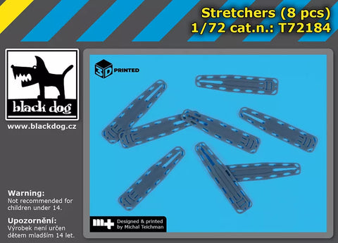ブラックドッグ T72184 1/72 ストレッチャー  ( 8 pcs)
