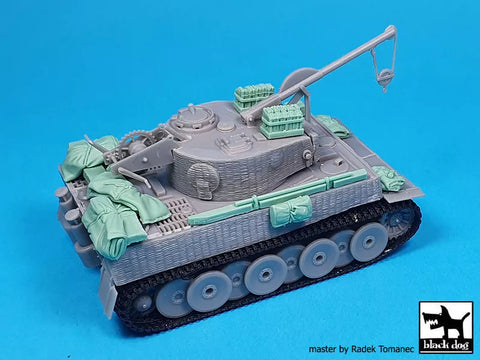 ブラックドッグ T72187 1/72 ベルゲパンツァー タイガー I アクセサリーセット  (ドラゴン用)