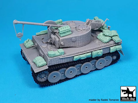 ブラックドッグ T72187 1/72 ベルゲパンツァー タイガー I アクセサリーセット  (ドラゴン用)