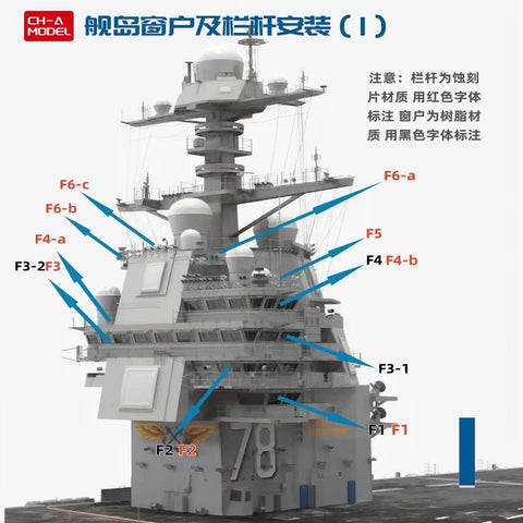 バンカースタジオ HCA001 1/350 現用 アメリカ海軍 原子力空母 CVN-78 ジェラルド・R・フォード 艦橋セット