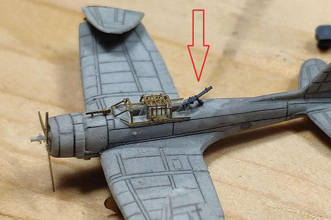 バンカースタジオ IJN35012 1/350 WWII 日本海軍 留式7.7mm機銃(10基入り)