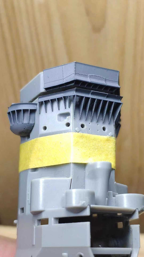 バンカースタジオ IJN35025 1/350 WWII 日本海軍 戦艦 大和 遮風装置&装備品セット(タミヤ78025用)