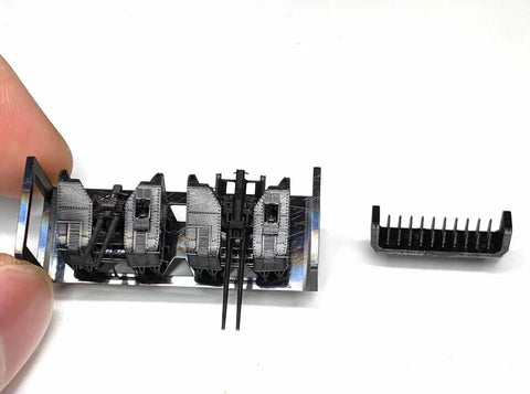 バンカースタジオ IJN35033 1/350 WWII日本海軍 65口径九八式10cm連装高角砲(超大和型/大鳳用)
