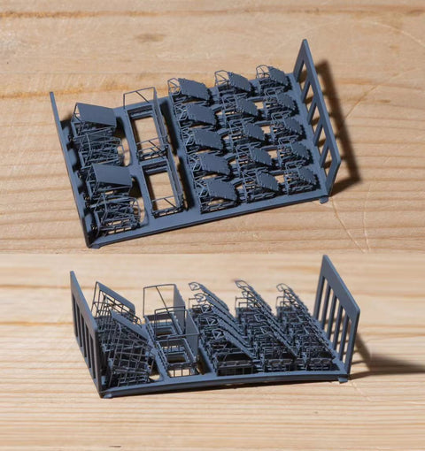 バンカースタジオ IJN35114 1/350 WWII 日本海軍 艦艇甲板用 昇降口 セットA(開)