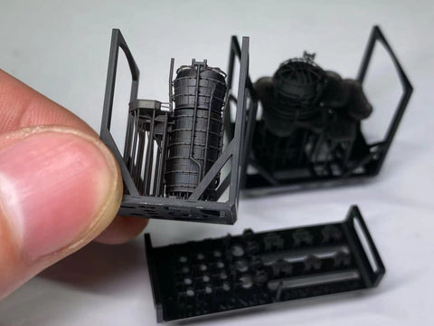 バンカースタジオ IJN70164 1/700 WWII日本海軍 戦艦 金剛 煙突セット 1944年(フジミ用)