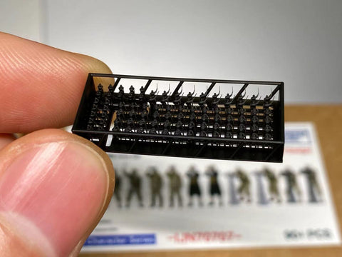 バンカースタジオ IJN70707 1/700 WWII日本海軍 フィギュアセット 7 乗組員 戦闘中 1930-1945年