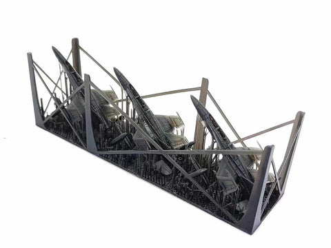 バンカースタジオ WS35215 1/350 現用 アメリカ海軍 F/A-18D ホーネット(主翼折畳状態)(3機入り)