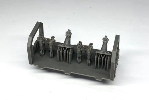 バンカースタジオ WS35421 1/350 現用 ロシア海軍 RBU-1000 対潜迫撃砲(2基入り)