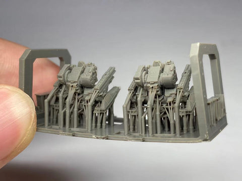 バンカースタジオ WS35425 1/350 現用 ロシア海軍 カシュタン(コールチク)近接防御火器システム(2基入り)