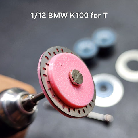 カレドモデル D025 1/12 BMW K100用オートバイ用金属製ディスクブレーキ (タミヤ用)